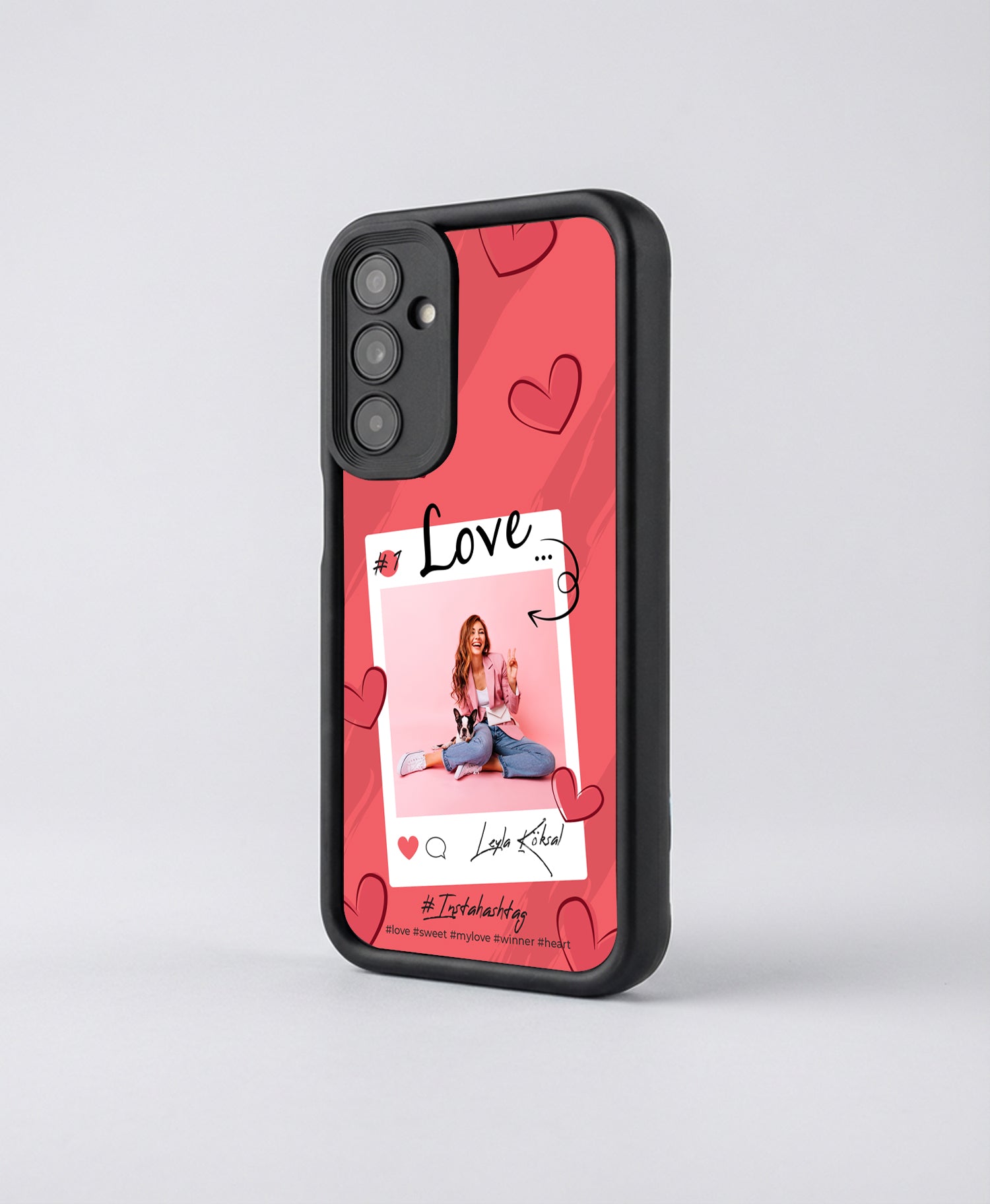GalaxyA25-2.jpg Kişiye Özel Samsung A Serisi Telefon Kılıfı Polaroid Love Kalp (Fotoğraflı & İsimli) | tasarla kutla - Görsel 1