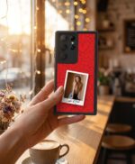 Kişiye Özel Samsung A Serisi Telefon Kılıfı Polaroid Kırmızı Kalp (Fotoğraflı & İsimli) | tasarla kutla - Görsel 7