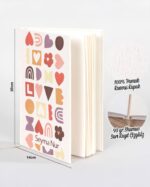 Love Desen Kanvas Defter (14x20) - Görsel 2