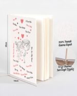 Sevgili Öpücük Kanvas Defter (14x20) - Görsel 2