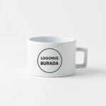 Kurumsal Logo Baskılı Seramik Nescafe  Fincanı