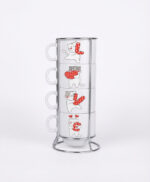 CatLove Standlı 4’lü Fincan Seti (Stand Dahil)