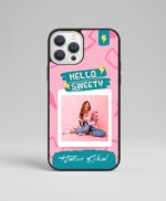 Kişiye Özel iPhone Telefon Kılıfı Polaroid Pembe (Fotoğraflı & İsimli) | tasarla kutla