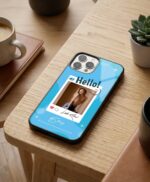 Kişiye Özel iPhone Telefon Kılıfı Polaroid Hello (Fotoğraflı & İsimli) | tasarla kutla - Görsel 5