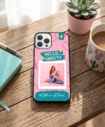 Kişiye Özel iPhone Telefon Kılıfı Polaroid Pembe (Fotoğraflı & İsimli) | tasarla kutla - Görsel 5