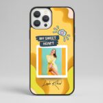 Kişiye Özel iPhone Telefon Kılıfı Polaroid Sarı Sweet (Fotoğraflı & İsimli) | tasarla kutla